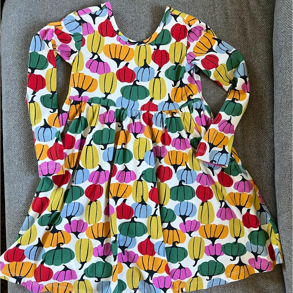 Hanna Andersson FALL PUMPKIN Skater Dress
